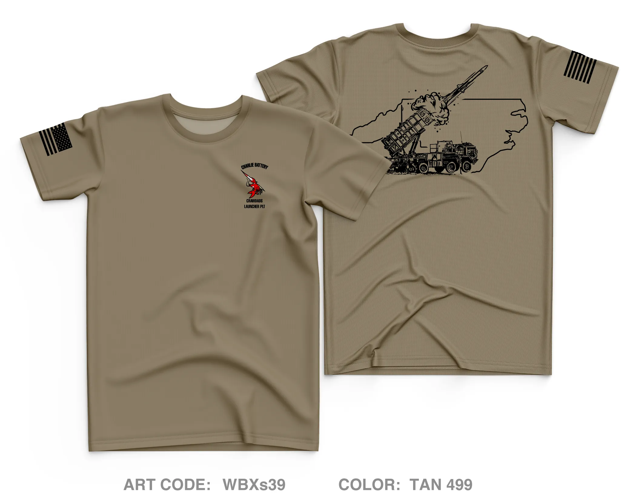 108th Brigade 3-4 Battalion Charlie battery Core Men's SS Performance Tee - WBXs39