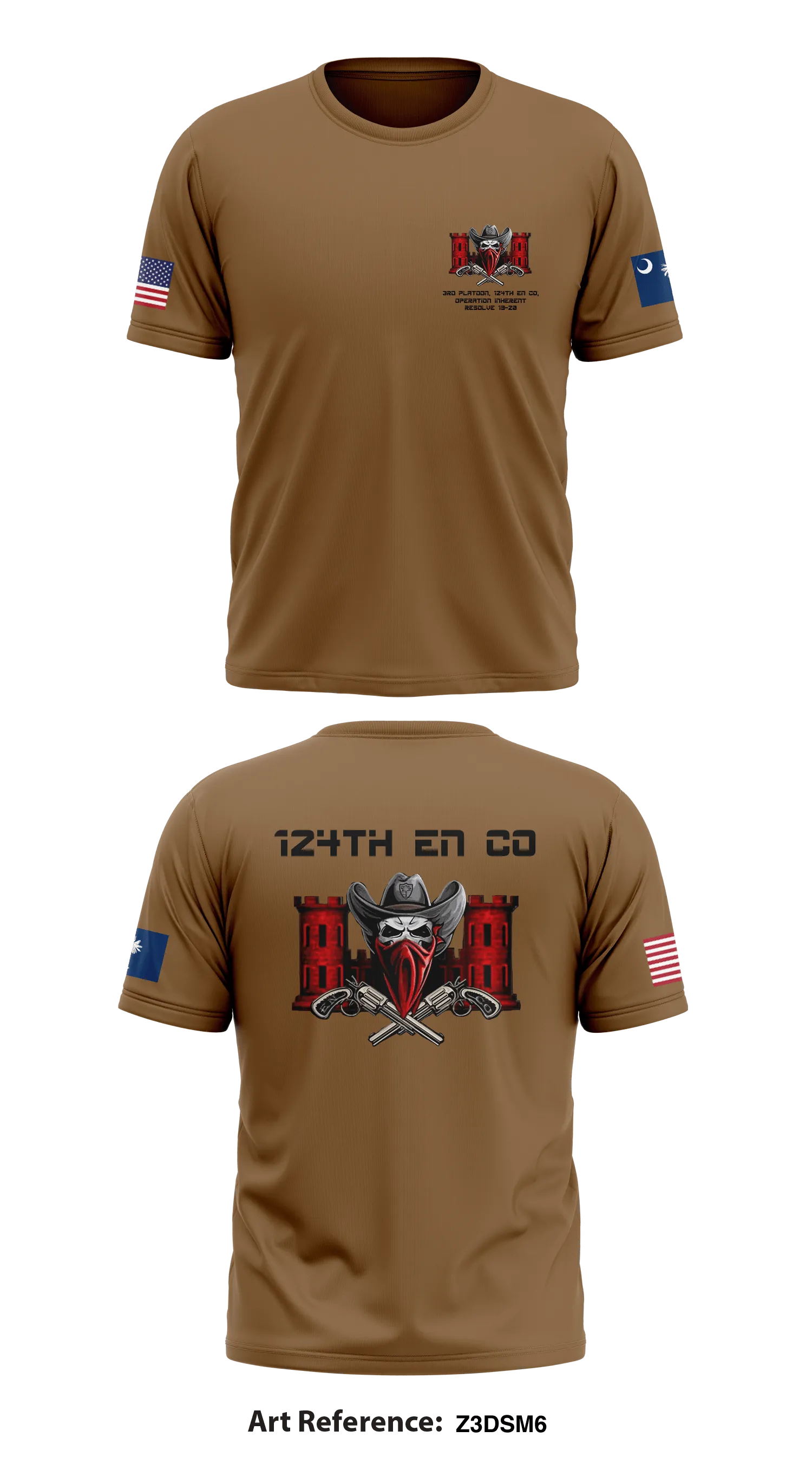 124TH EN CO Store 1 Core Men's SS Performance Tee - z3dsM6