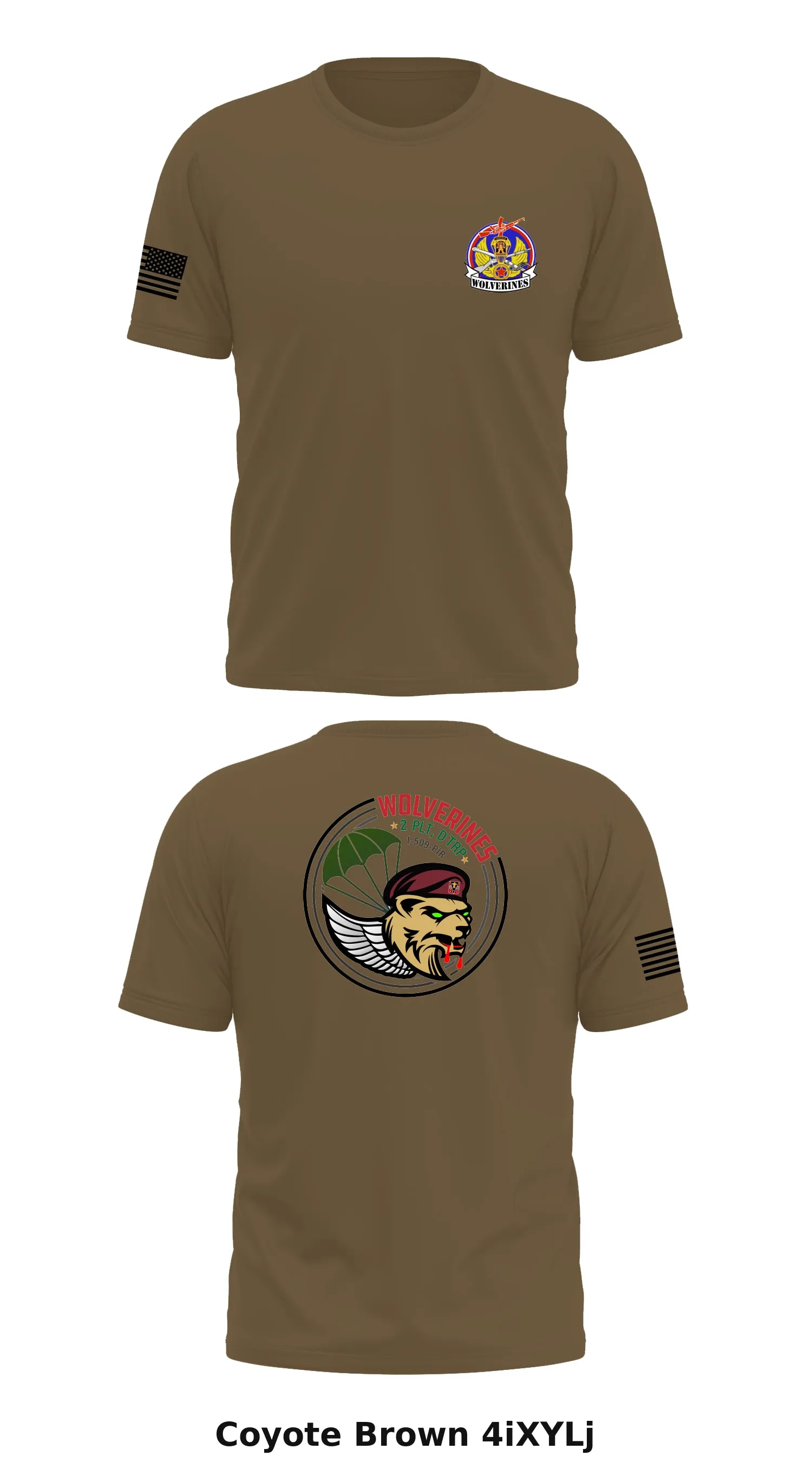 2nd PLT, D TRP, 1 BN, 509th PIR Store 1 Core Men's SS Performance Tee - 4iXYLj