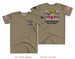 379TH Engineer Construction Company Core Men's SS Performance Tee - 9BKZ3e