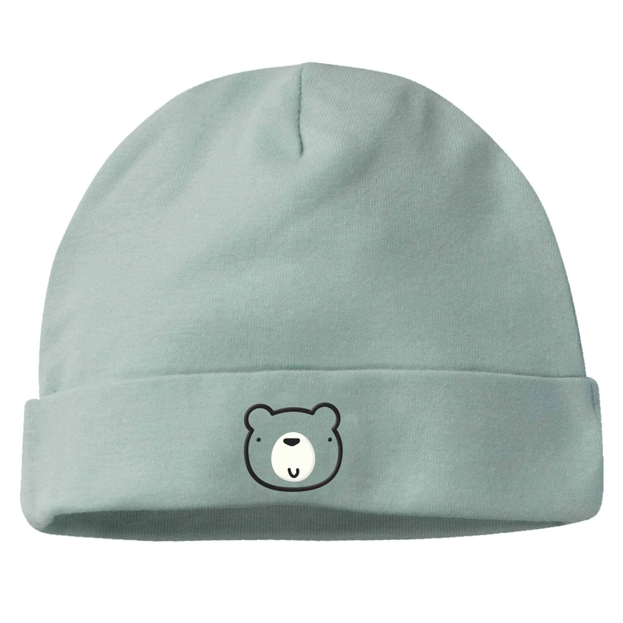 4-Pack Baby Boys' Bear Caps