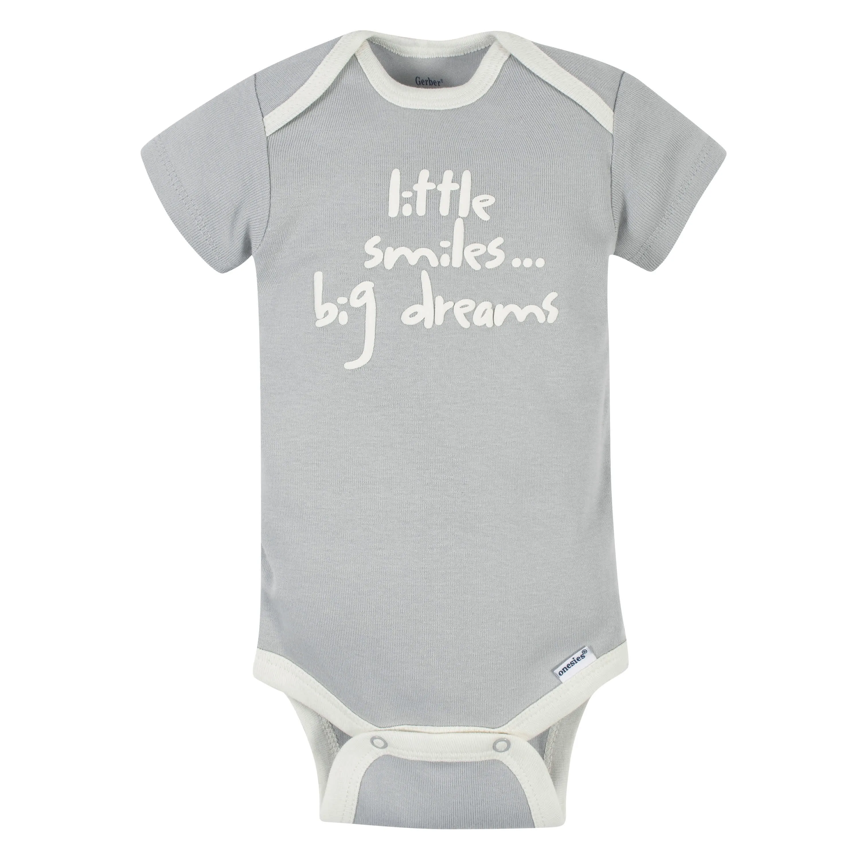 5-Pack Baby Neutral Safari Short Sleeve Onesies® Bodysuits