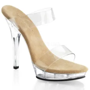5" Stiletto Heel Mini-Platform Slide (LIP-102-1 Final Sale)