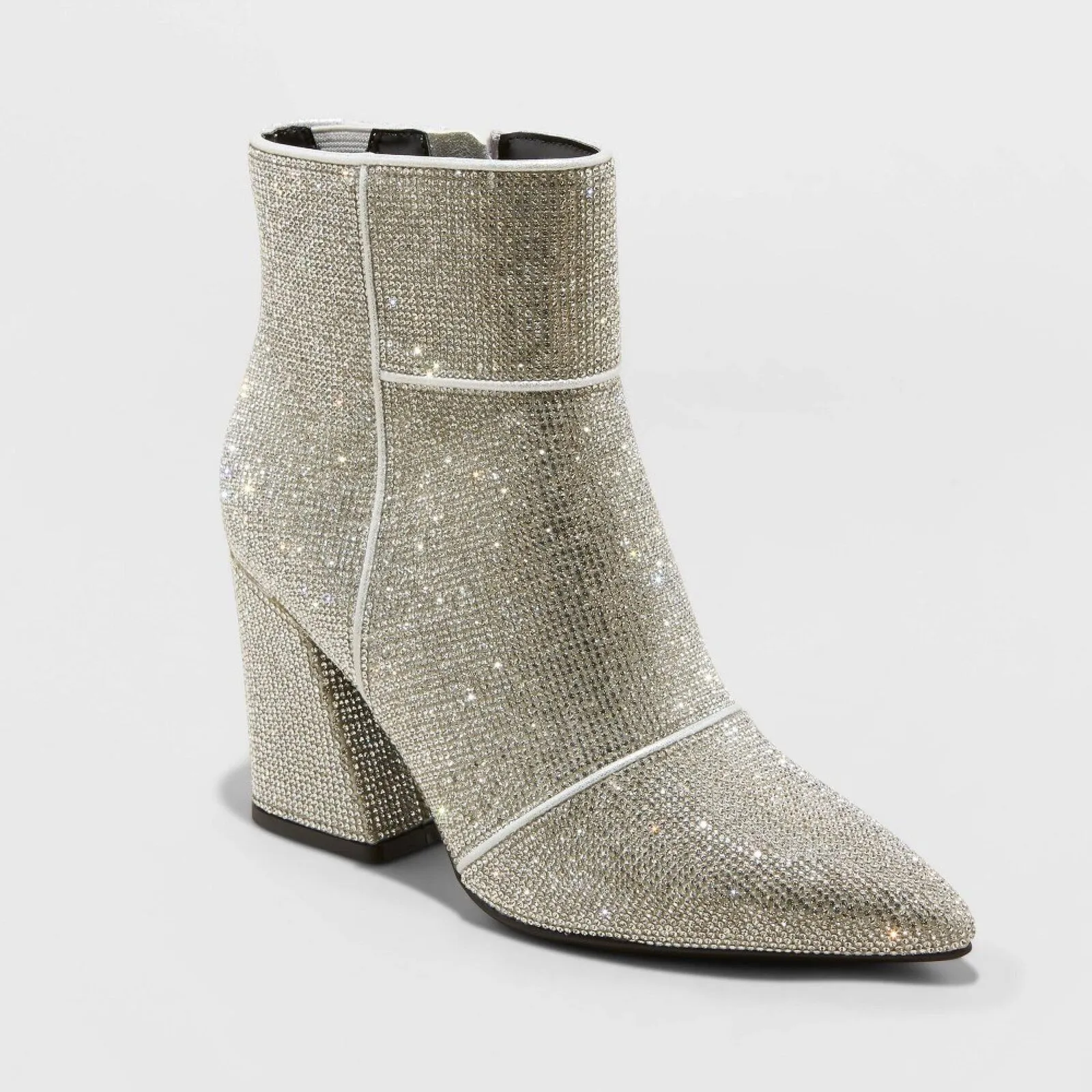 A New Day Women's Cailin Ankle Boots 88375036 Silver Gray 9.5M