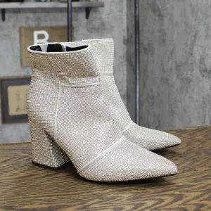 A New Day Women's Cailin Ankle Boots 88375036 Silver Gray 9.5M
