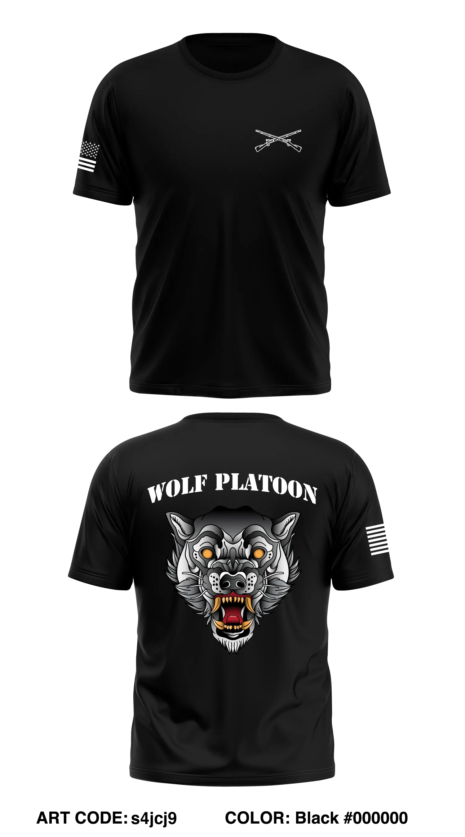 A.co 1/182 IN 3rd platoon Core Men's SS Performance Tee - s4jcj9