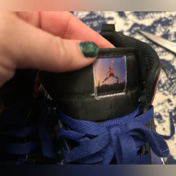 Air Jordan Kids 1 Mid Skyline Sneakers