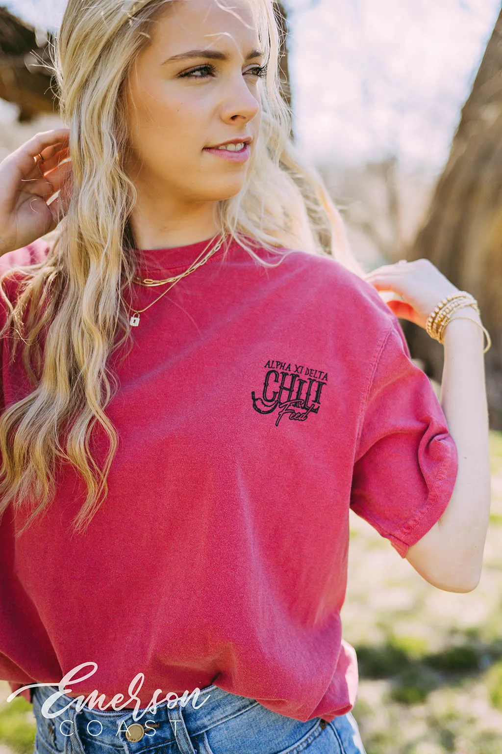 Alpha Xi Delta Chili Feed Tee
