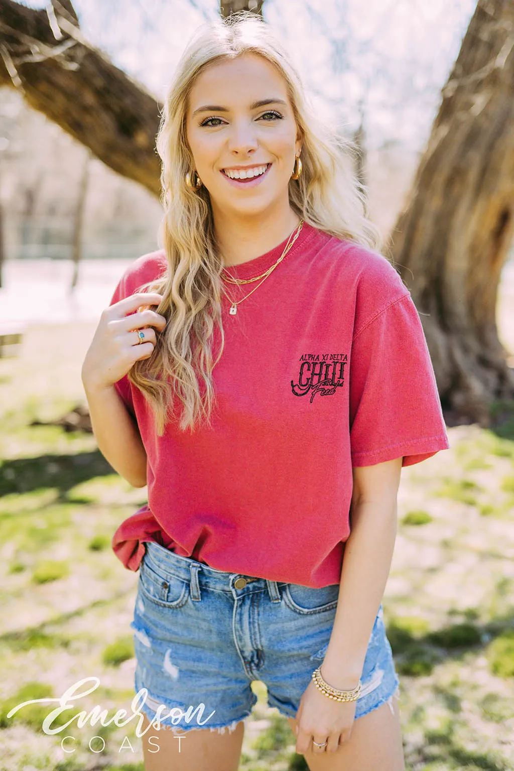 Alpha Xi Delta Chili Feed Tee