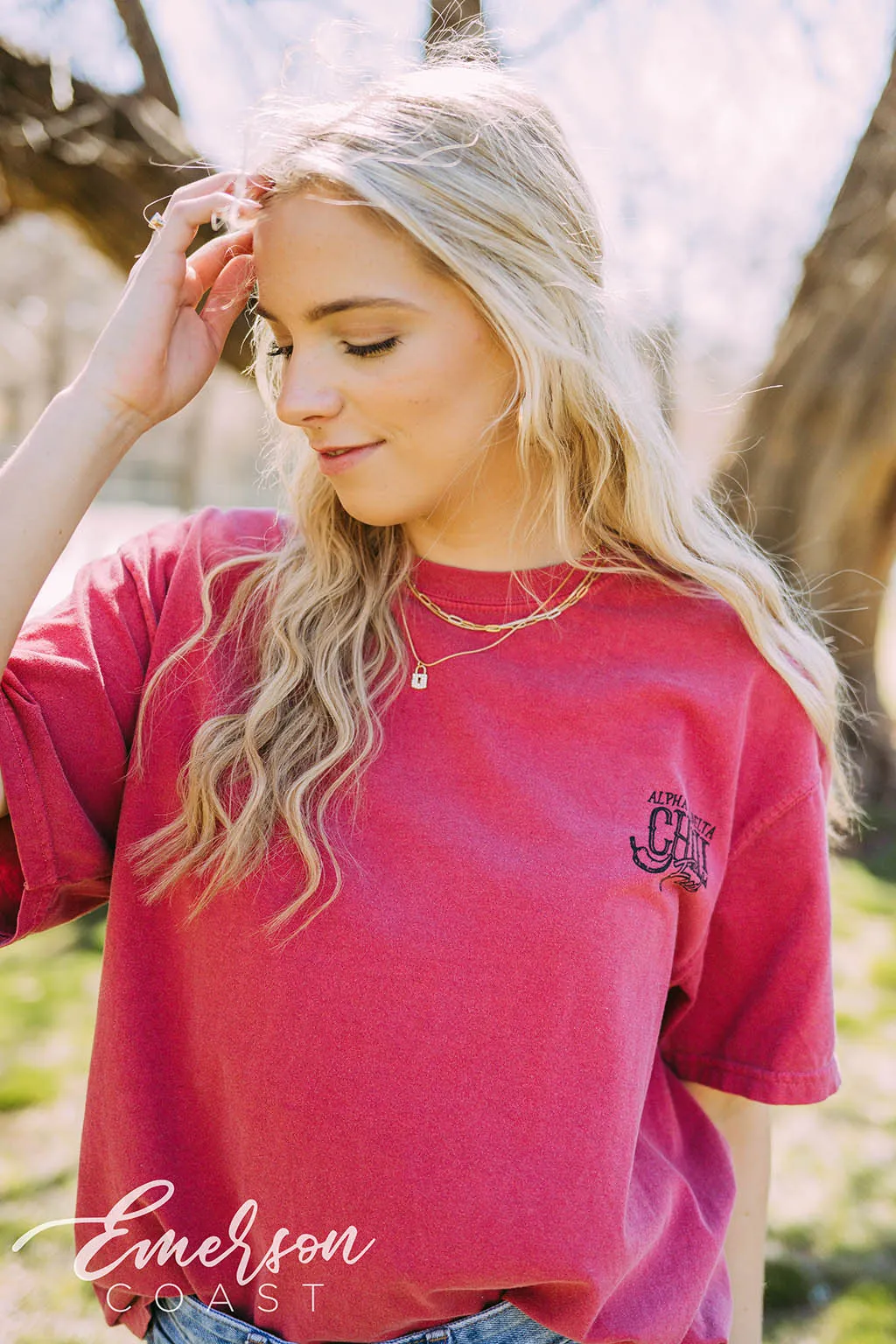 Alpha Xi Delta Chili Feed Tee