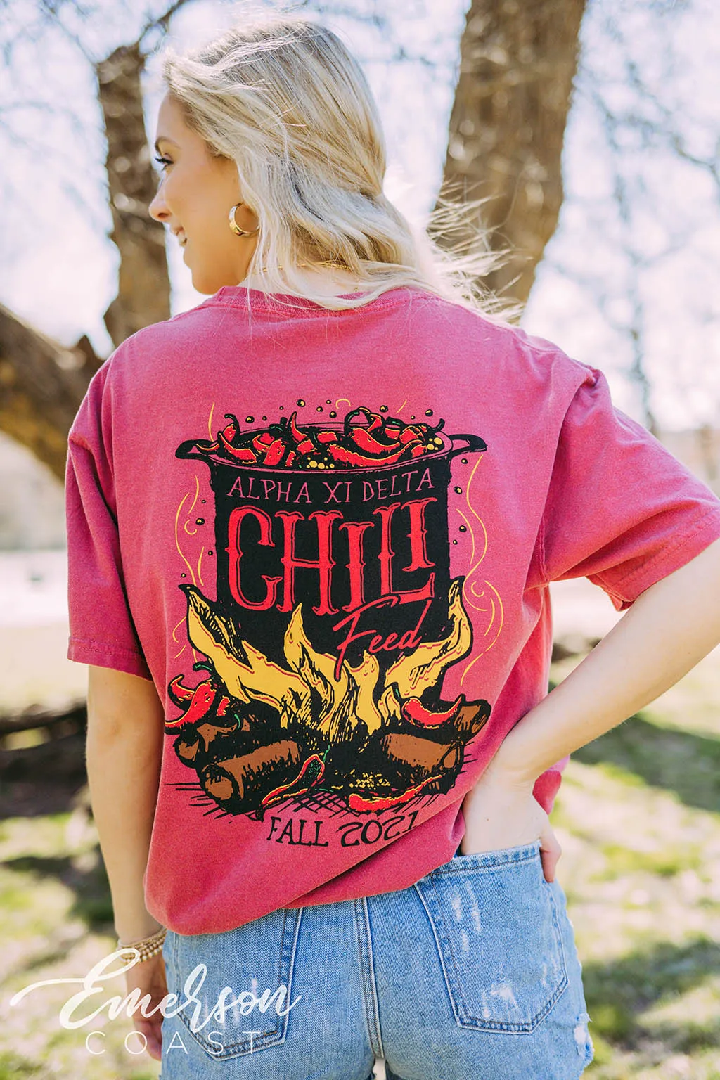 Alpha Xi Delta Chili Feed Tee