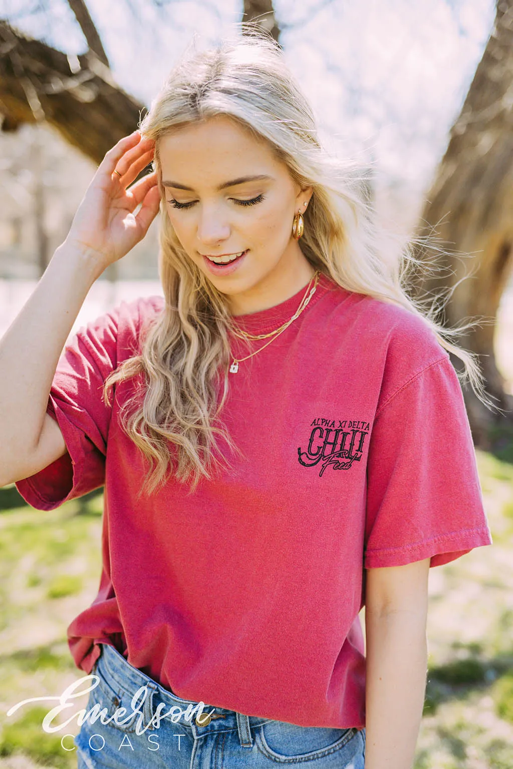 Alpha Xi Delta Chili Feed Tee