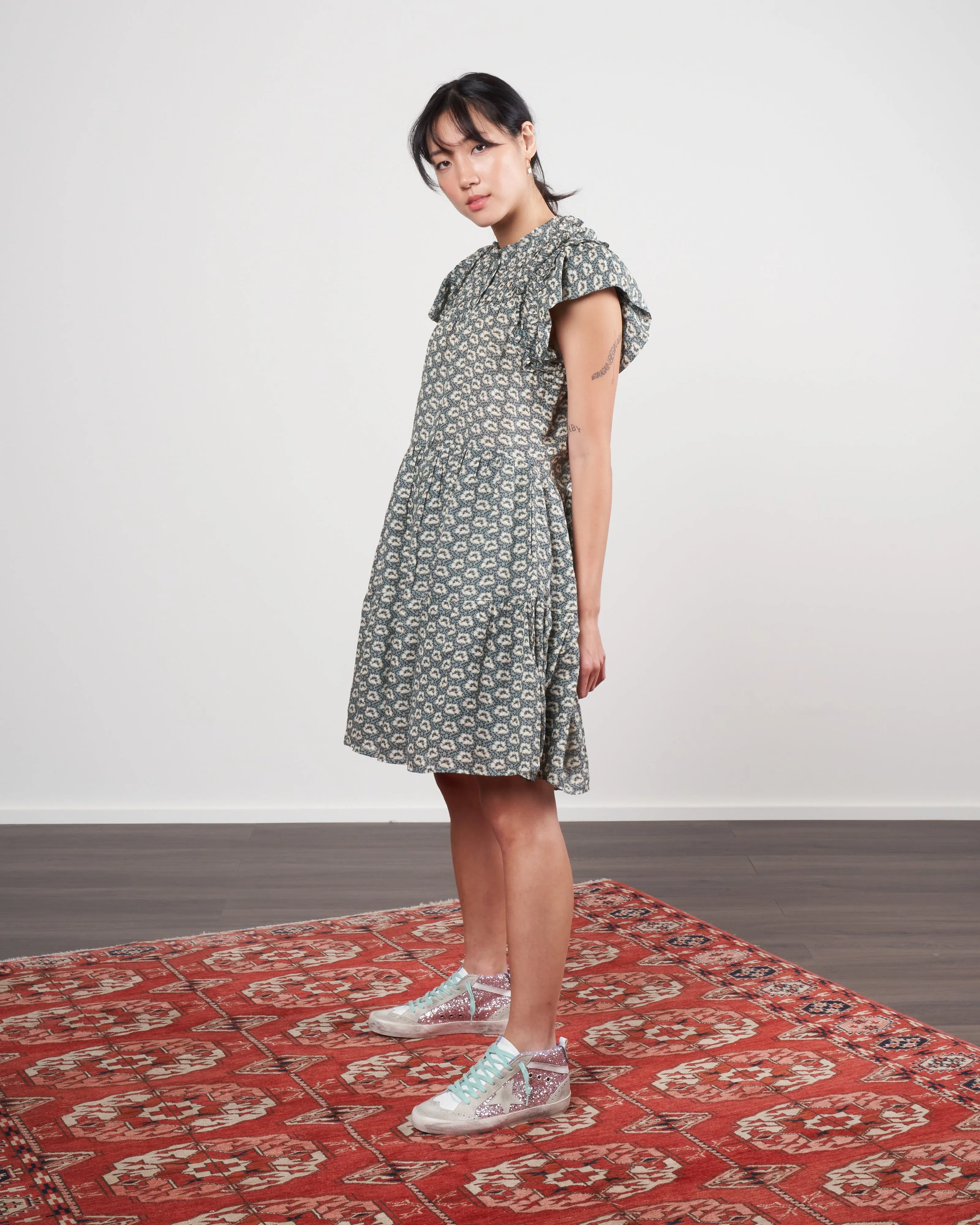 amalia button down tunic - sage