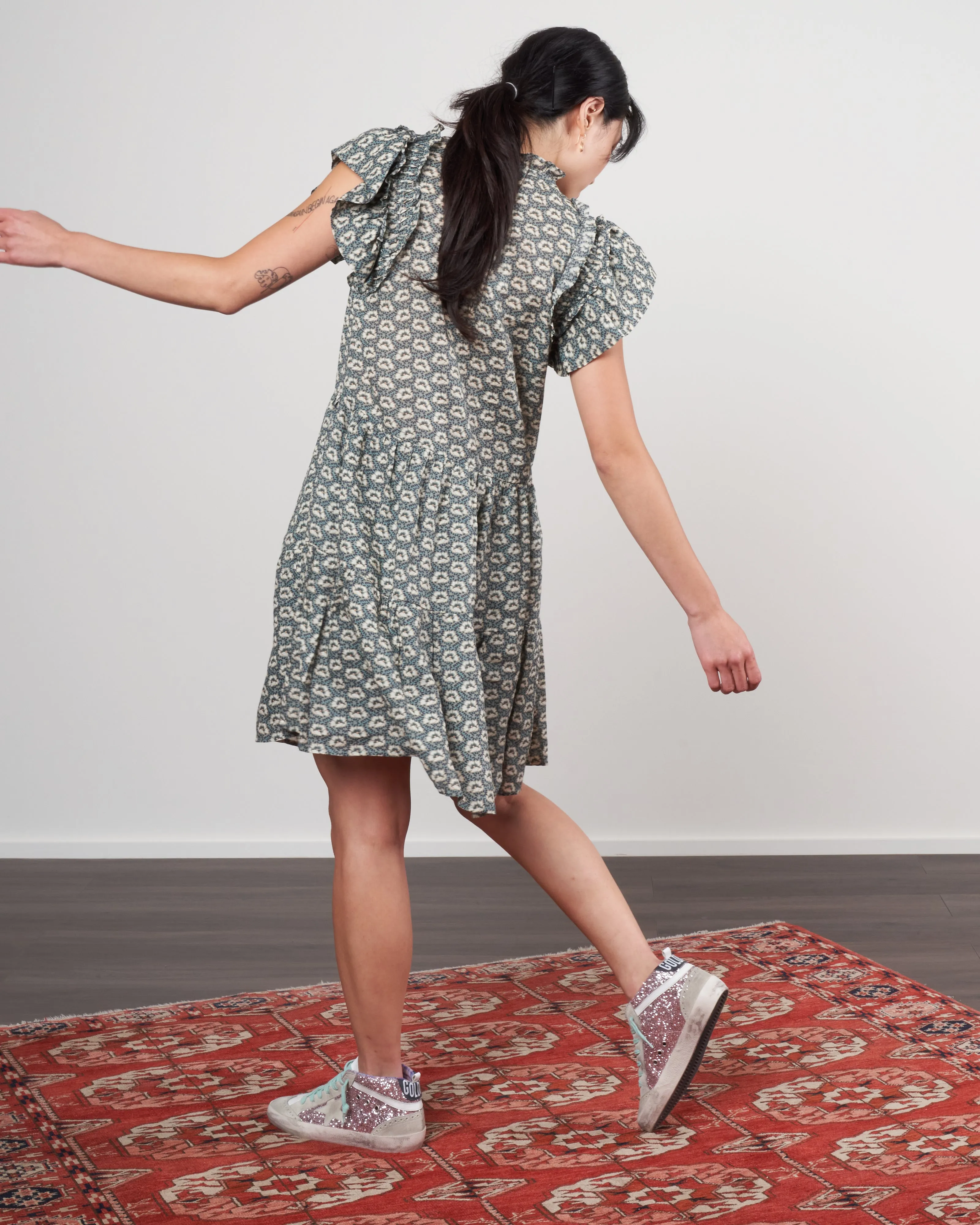 amalia button down tunic - sage
