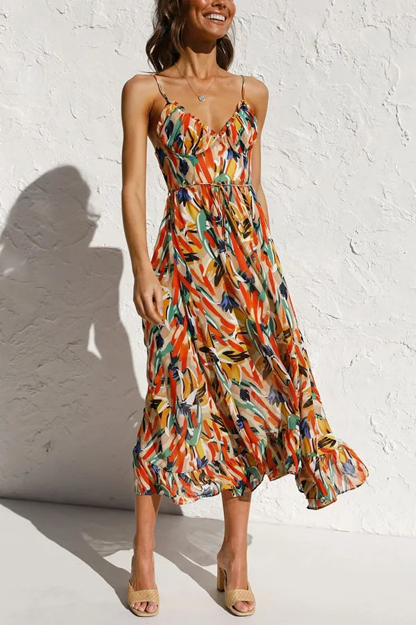 Anessa - Colorful Midi Dress