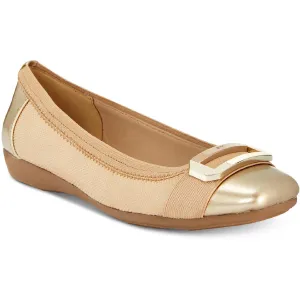 Anne Klein Sport Womens Uplift Square Toe Loafers