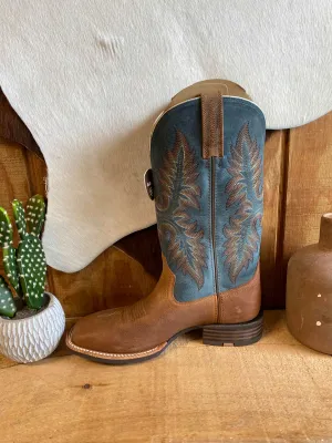 Ariat Men's Hudson Cowboy Boots-Wicker Brown