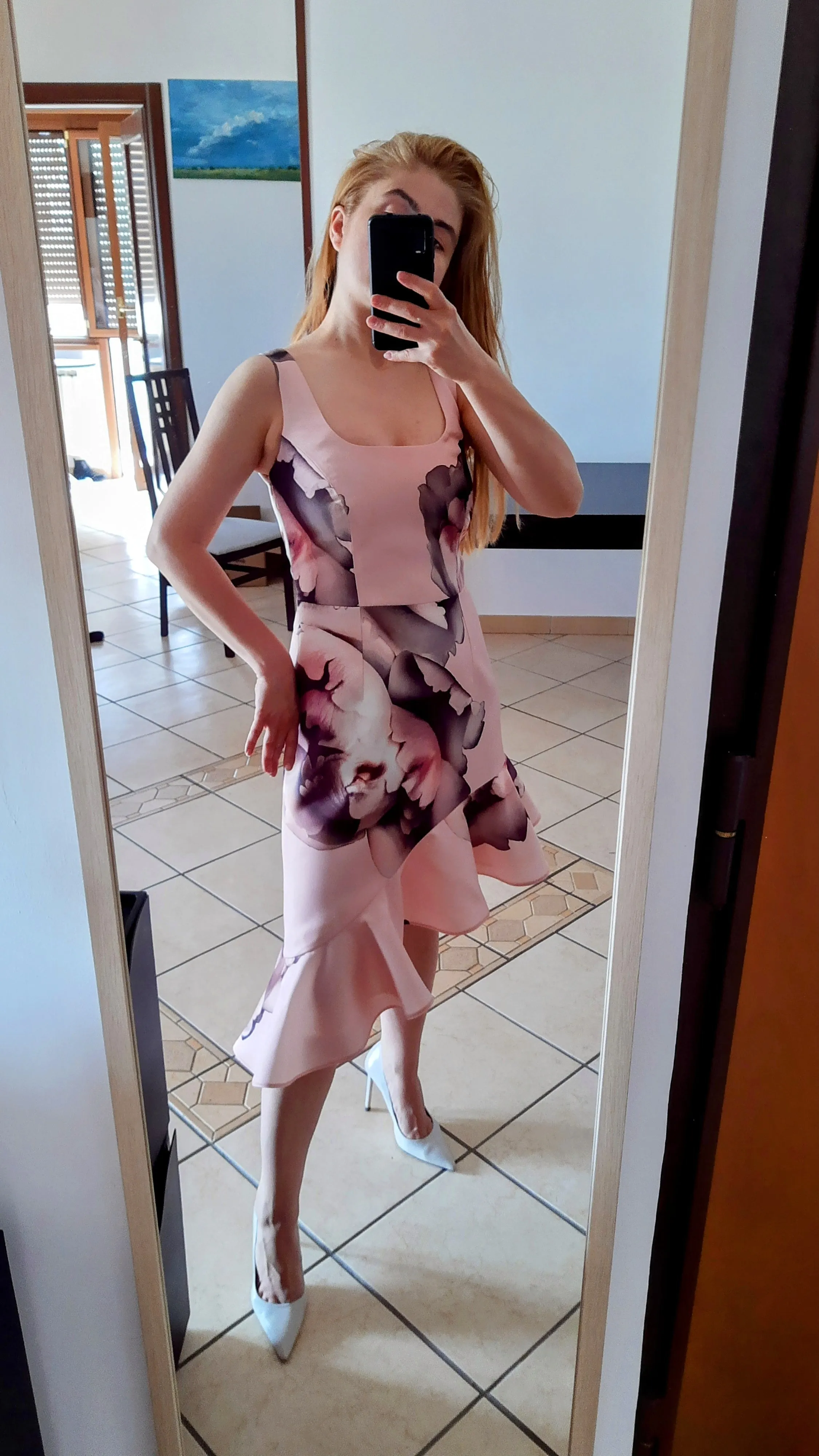 Asymmetric Midi Dress Sewing Pattern N.98