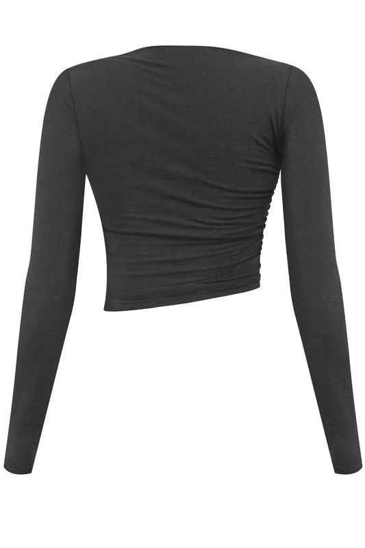 Asymmetrical Crop Top