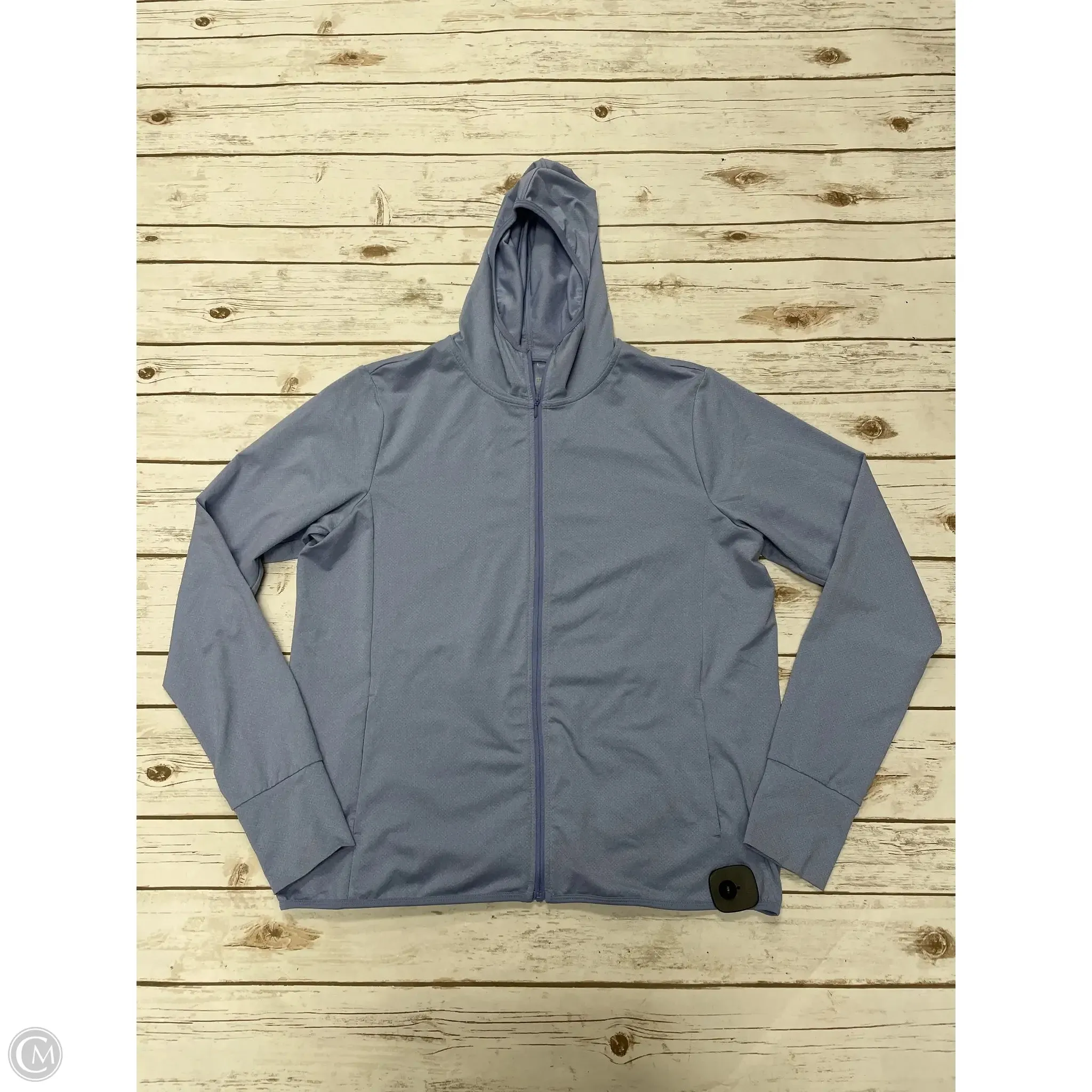 Athletic Jacket By Uniqlo In Blue, Size: Xl