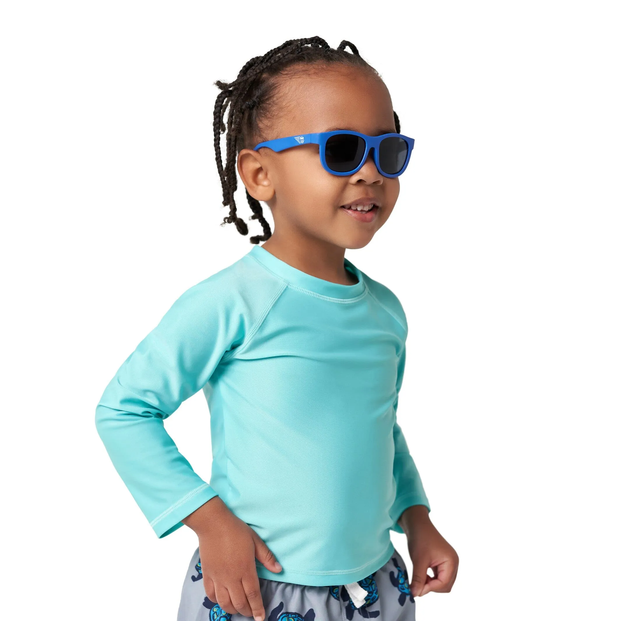Baby & Toddler Neutral UPF 50  Aqua Rash Guard