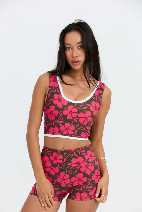 BENOA25 LAYERED TANK - PUPUKEA PINK