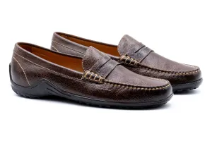 Bill Water Buffalo Penny Loafers - Walnut