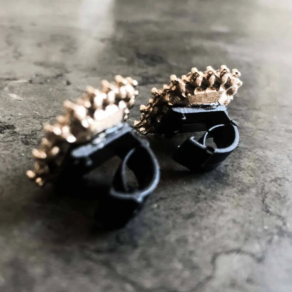 Black & Gold & White & Silver Shoe Jewelry
