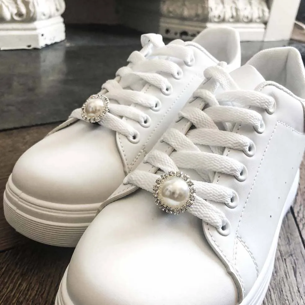 Black & Gold & White & Silver Shoe Jewelry