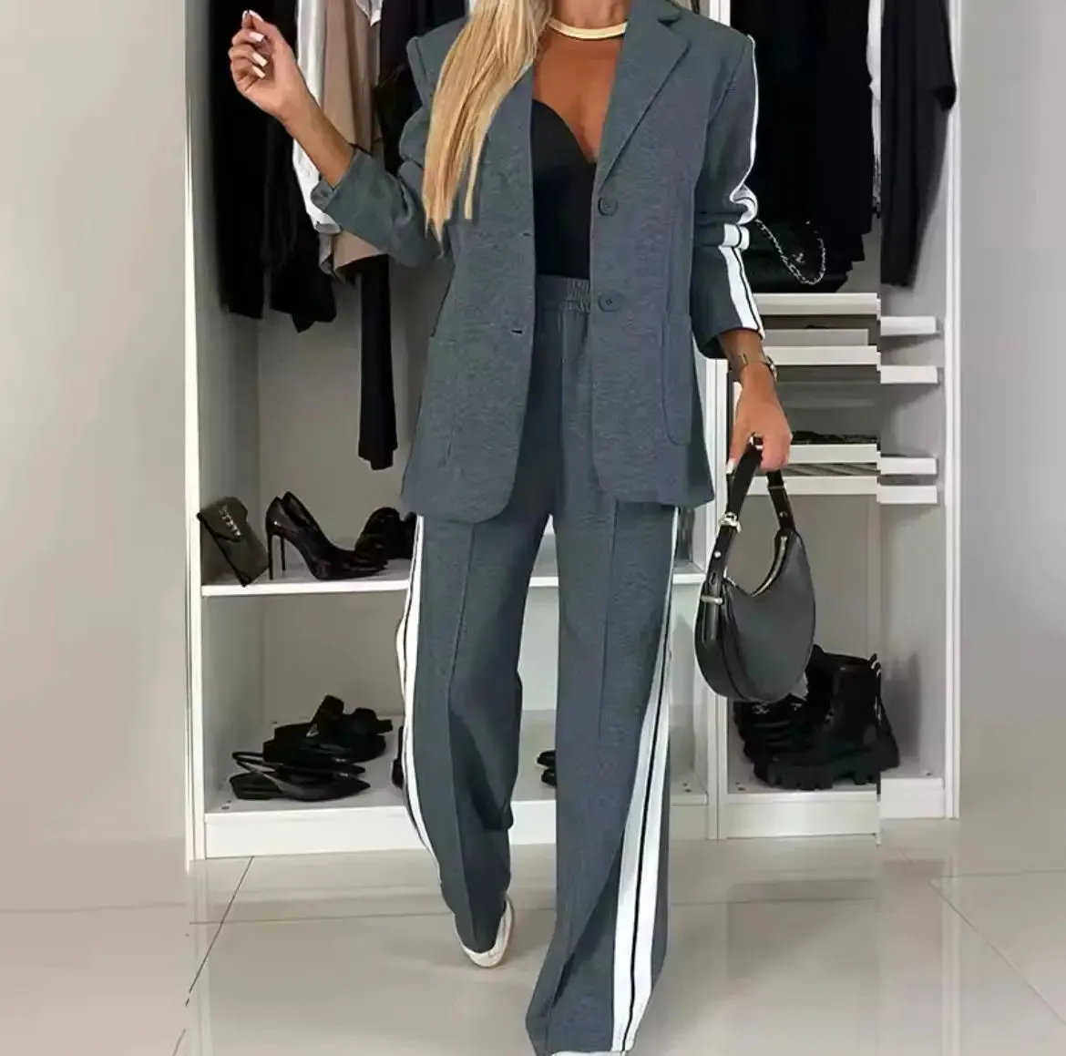 Blazer Set for Women - Chic Comfort with Versatile Style & Fit