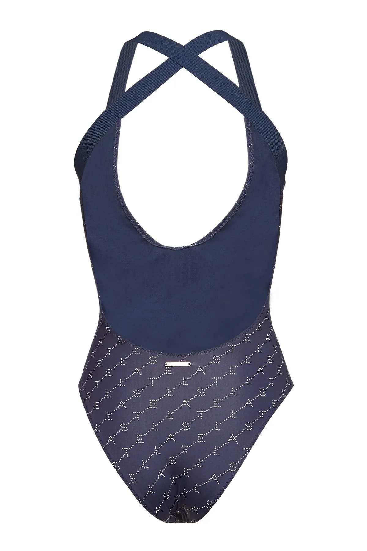 BLUE MONOGRAM SWIMSUIT