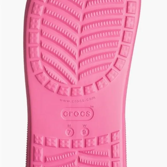 BNIB CROCS Crush Platform Waterproof Boots $80 pink size 8