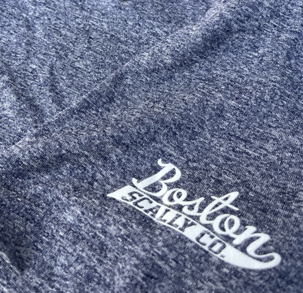 Boston Scally The Birdie Polo - Heather Navy