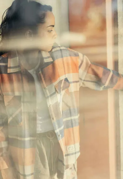 Bowery Fem Classic Flannel Shirt SALE