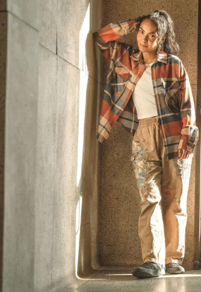 Bowery Fem Classic Flannel Shirt SALE
