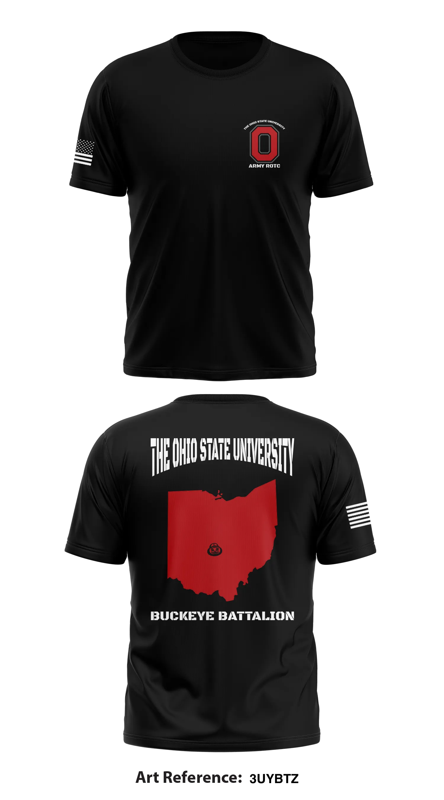 Buckeye Battalion Army ROTC Store 1 Core Men's SS Performance Tee - 3UYBtz