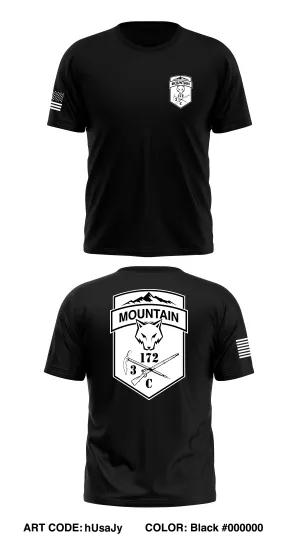 C/3-172 IN (MTN) Core Men's SS Performance Tee - hUsaJy