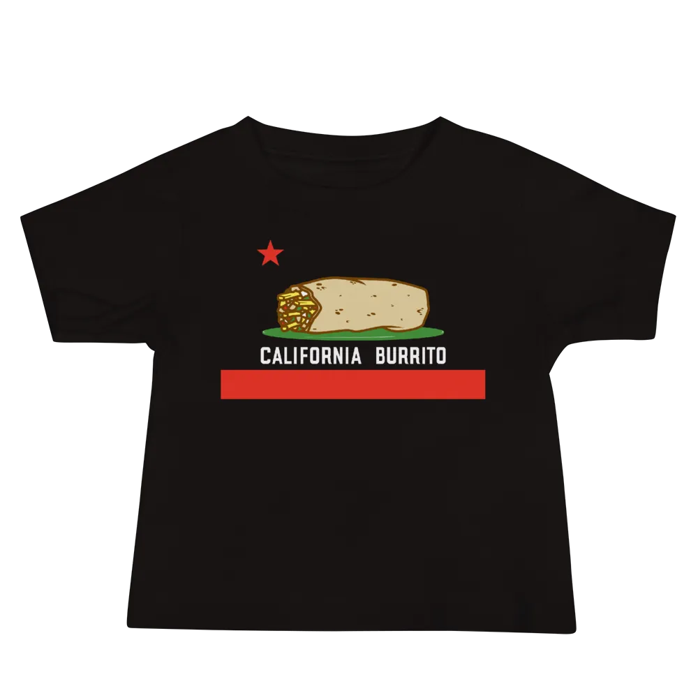 California Burrito Baby Black Short Sleeve Tee