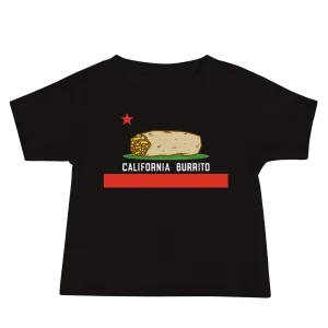 California Burrito Baby Black Short Sleeve Tee
