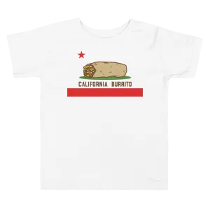 California Burrito Kids White Short Sleeve Tee