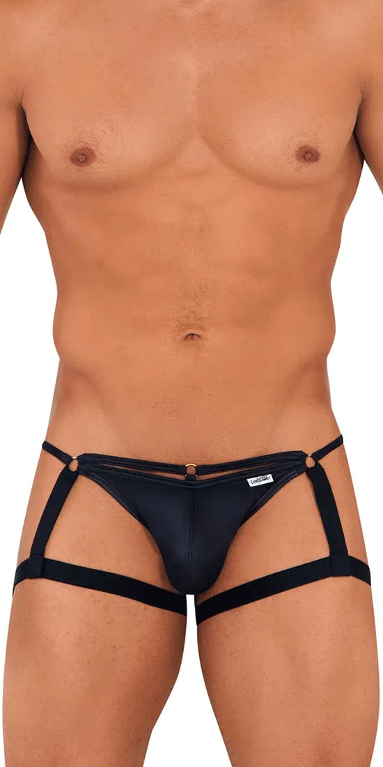 Candyman 99705 Garter Jockstrap Black