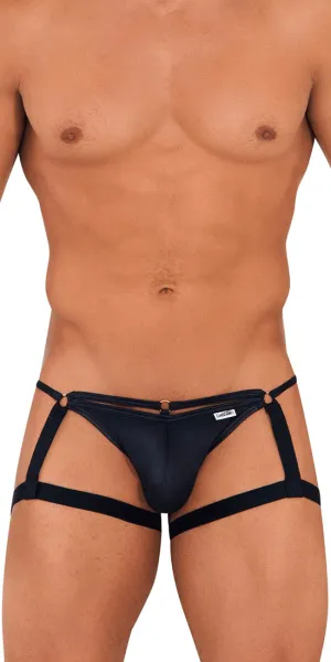 Candyman 99705 Garter Jockstrap Black