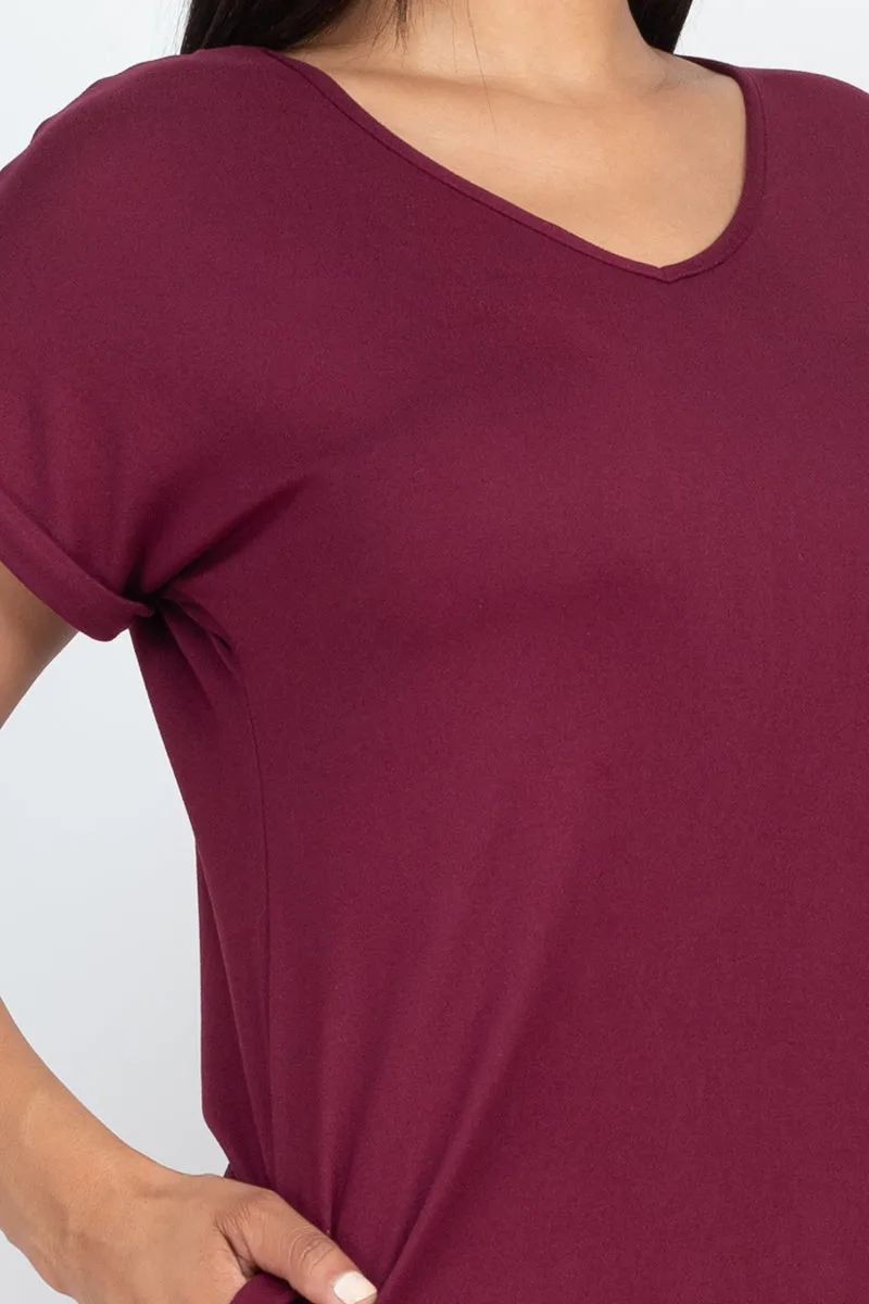 Cap Sleeve Pocket Mini Dress (capella)