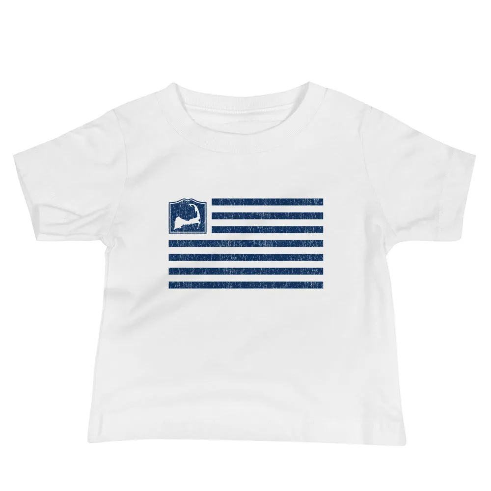 Cape Cod Flag Baby Short Sleeve T Shirt