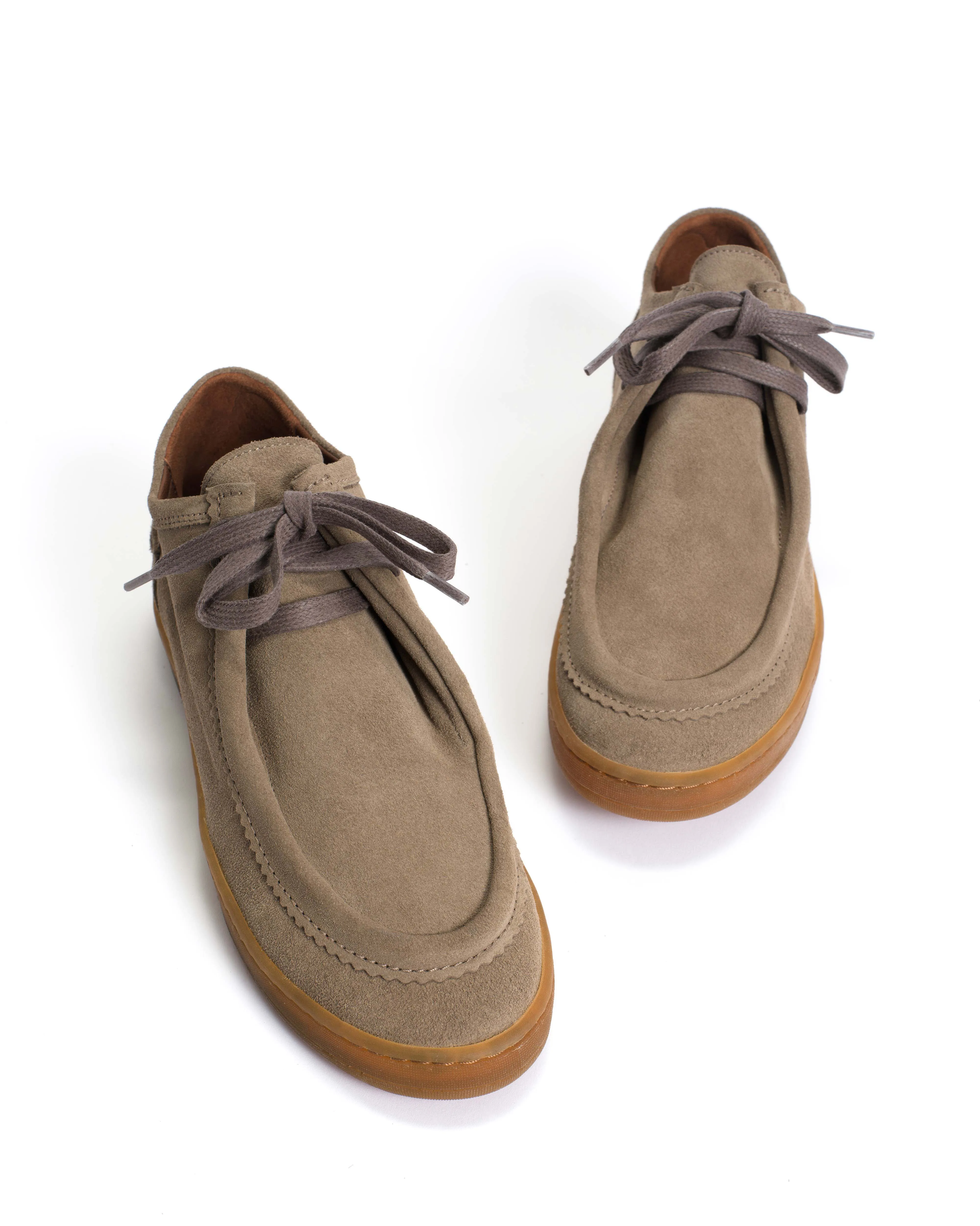Chez hevea sport Calf suede Mushroom
