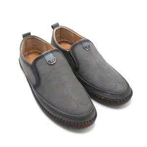 Clarks Men’s Grey Casual Loafers – Slip-On Style – Breathable Upper