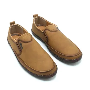 Clarks Men’s Mustard Casual Loafers – Slip-On Style – Breathable Upper