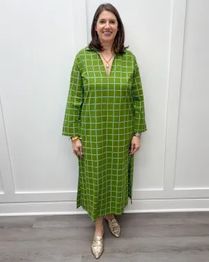Classic Kurta - Boxwood Grid