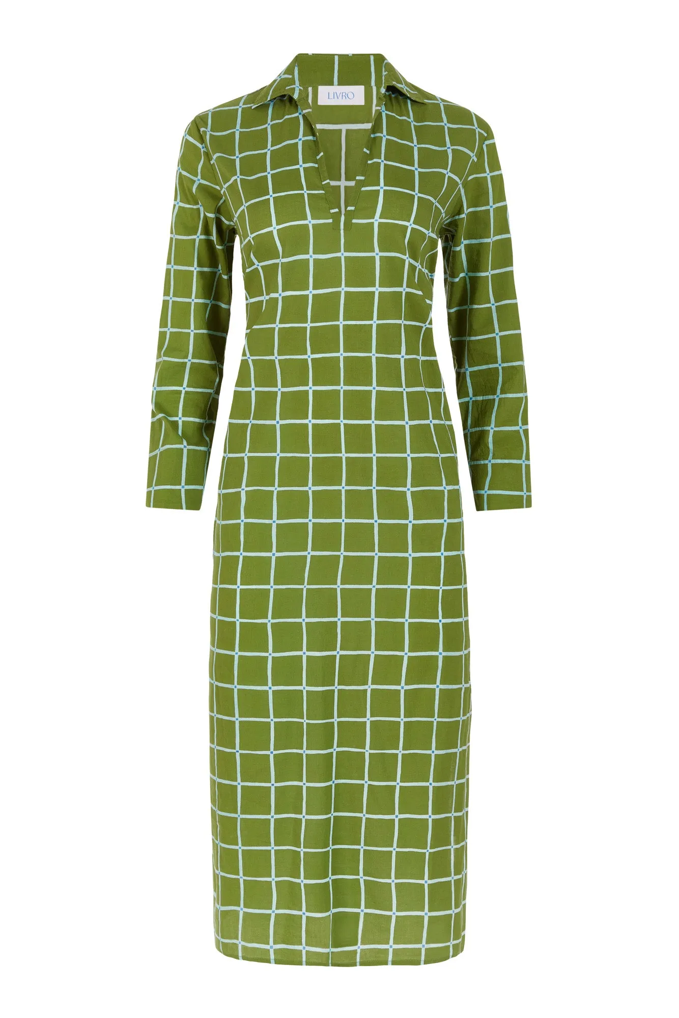 Classic Kurta - Boxwood Grid