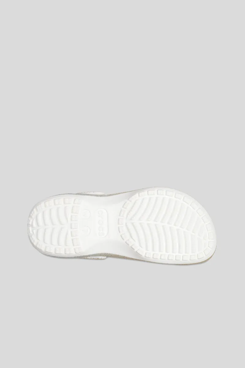 Classic Platform Ombre Glitter Clog - Gold Silver
